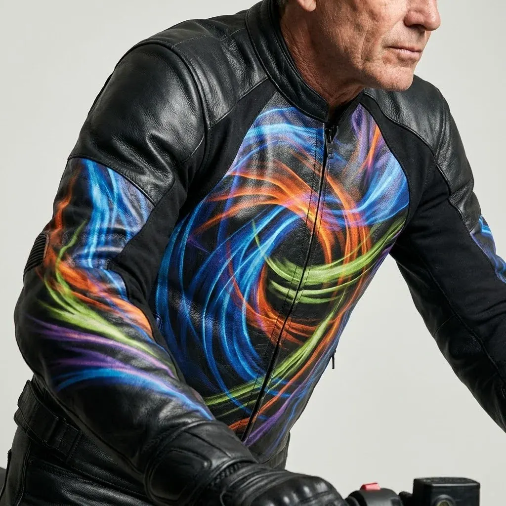 Dynamic Pulse Motion Motorcycle Leather Jacket