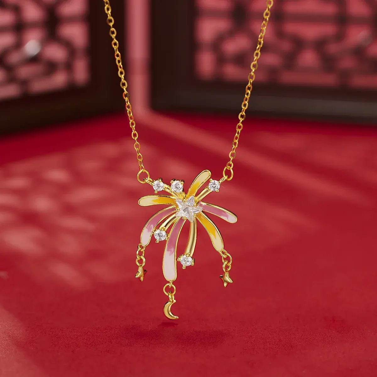 Starburst Pendant Necklace